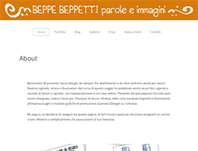 Tablet Screenshot of beppebeppetti.com